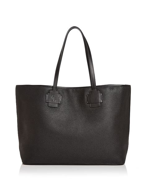 Celine Lefebure Louise Medium Leather Shopper Tote 